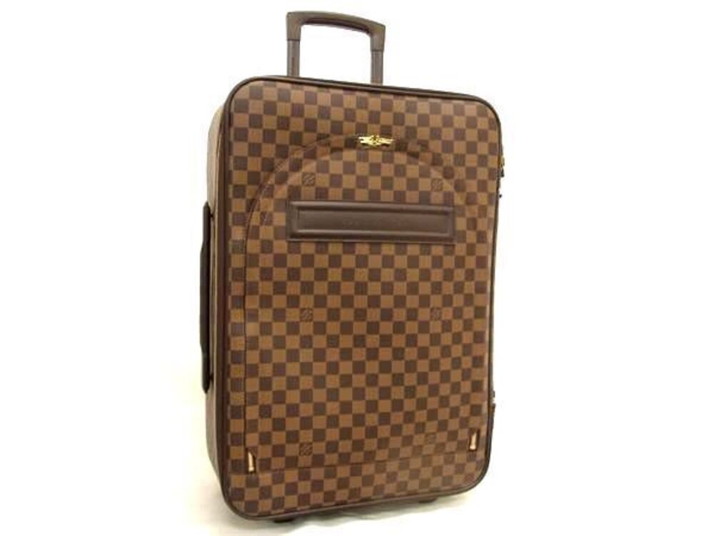 Louis Vuitton Damier Pegase Carry Bag Case SuitCase Luggage Brown